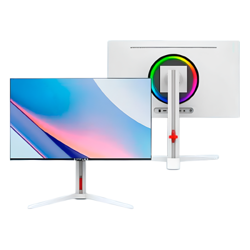 ZIFFLER 27W1800-27" Flat Gaming monitor (HDMI+DP+USB) IPS panel 180hz RGB HAS stand White