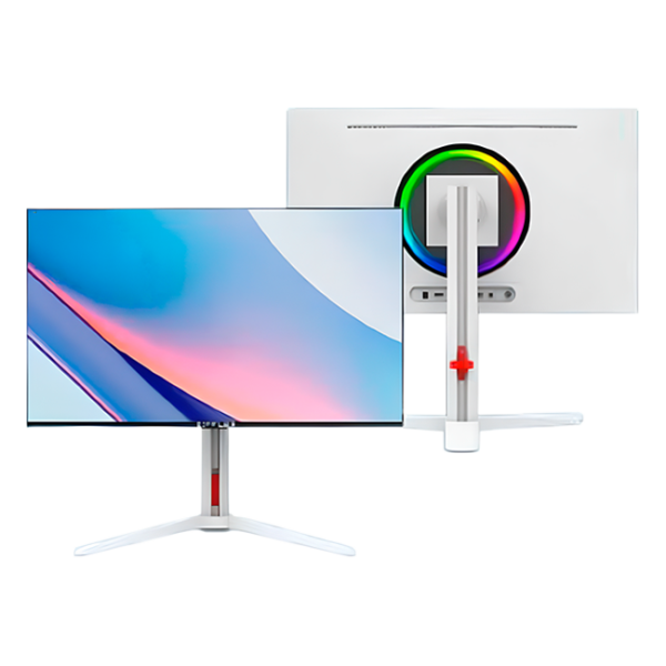 ZIFFLER 27W1800-27" Flat Gaming monitor (HDMI+DP+USB) IPS panel 180hz RGB HAS stand White