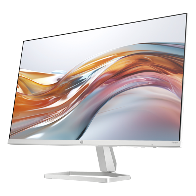 HP Series 5 524sw 23.8” IPS FHD Monitor – White – 100Hz 5ms HDMI/VGA – Refurb W/ 2yr Warranty