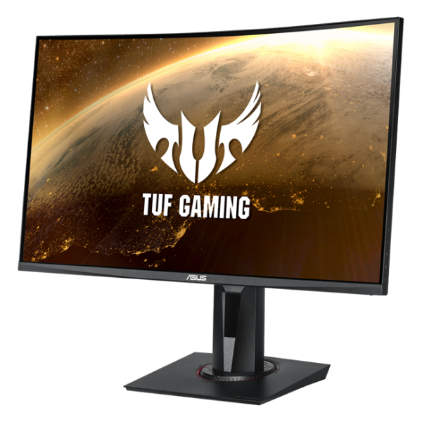 ASUS - 27" TUF Gaming VG27WQ Curved Monitor, VA, 1mc, 165Hz, WQHD 2K (2560x1440), HDMI, DisplayPort