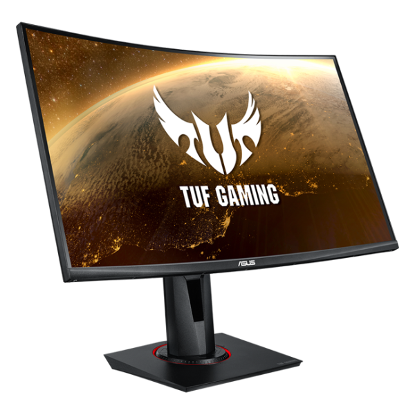 ASUS - 27" TUF Gaming VG27WQ Curved Monitor, VA, 1mc, 165Hz, WQHD 2K (2560x1440), HDMI, DisplayPort