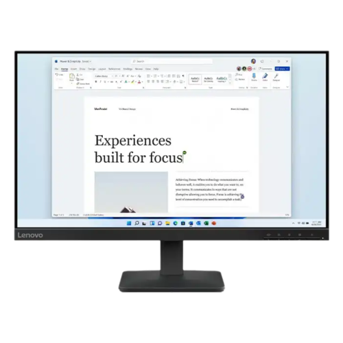 Lenovo- 23,8" L24-4E, IPS, 4mc, 100 hz, FHD (1920x1080), HDMI 1.4, VGA