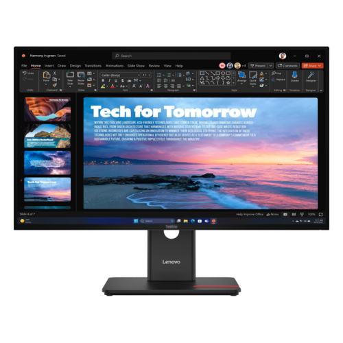 Lenovo - 27" T27QD-40 Monitor, IPS, 100Hz, 4mc, 2K QHD (2560x1440), 3x TypeA+2x TypeC+HDMI+2x DP+RJ45