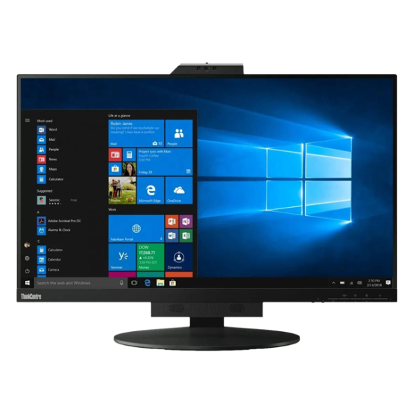 Lenovo - 27" TIO27 Monitor, IPS, 60Hz, 4mc, 2K QHD(2560x1440), 2x USB+HDMI+DP