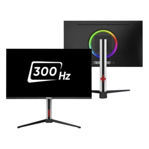 ZIFFLER 27B3000-27" Flat Gaming monitor (HDMI+DP+DC+USB) VA  panel  300hz RGB HAS stand Black