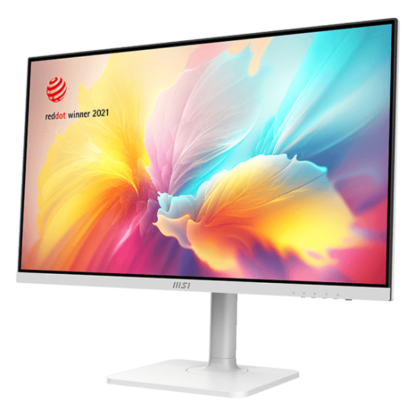MSI - 27" Modern MD272QXPW Monitor, IPS, 4mc, 100hz, WQHD (2560x1440), HDMI+DP+TypeC, HAS, White