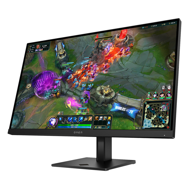 HP - 27" OMEN 27qs G2 [2H] Gaming Monitor, IPS, 1ms, 280 Hz, QHD (2560 x 1440),HDMI; Audio; USB hub; DisplayPort