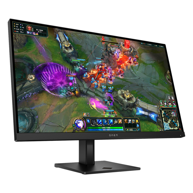 HP - 27" OMEN 27qs G2 [2H] Gaming Monitor, IPS, 1ms, 280 Hz, QHD (2560 x 1440),HDMI; Audio; USB hub; DisplayPort