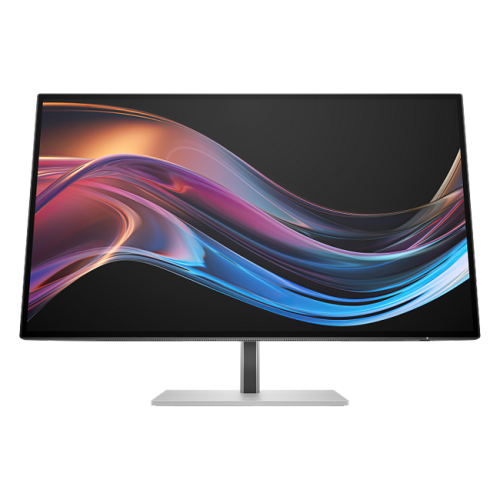 HP - 27" Series 7 Pro 727PK 4K Monitor, IPS, 5mc, 60Hz, HDMI, DP, Type-C, UHD (3840 x 2160), Black-Silver