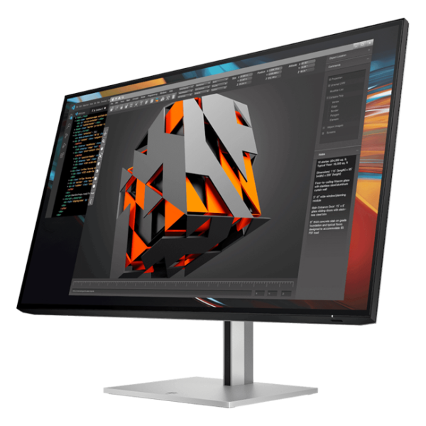 HP - 32" 7 Pro 732PK  Monitor, IPS, 5mc,UHD (3840 x 2160), HDMI, Type-C; USB hub, DP, Black-Silver