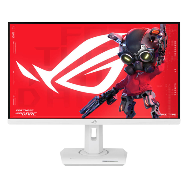 ASUS - 27" ROG Strix XG27UCG-W Dual mode Gaming Monitor,  UHD (3840x2160), dual mode (4K 160Hz or FHD 320Hz), 1ms,  USB Type-C, White