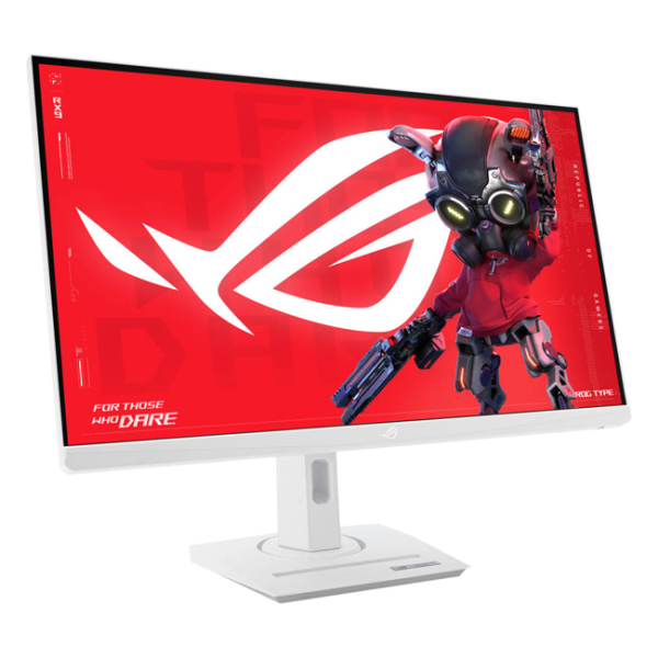 ASUS - 27" ROG Strix XG27UCG-W Dual mode Gaming Monitor,  UHD (3840x2160), dual mode (4K 160Hz or FHD 320Hz), 1ms,  USB Type-C, White
