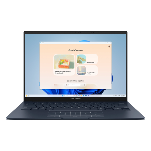 ASUS Zenbook 14 OLED<br> <span style="color: #ff0000;"> Intel Ultra 7-255H| DDR5 16GB| SSD 1TB| 14'' WUXGA OLED Touch| Intel Arc Graphics| Backlit| WIN11| RU| Ponder Blue