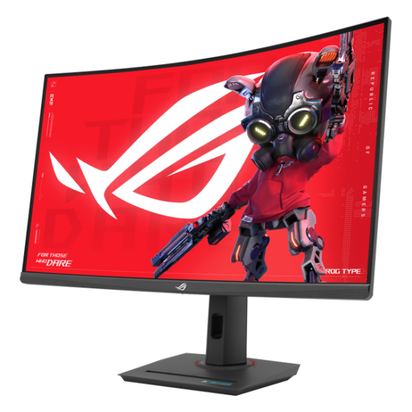 ASUS - 32" ROG Strix XG32WCMS Curved Gaming Monitor,  QHD (2560x1440), 280Hz, 1ms, Fast VA, USB Type-C, HDR, Black