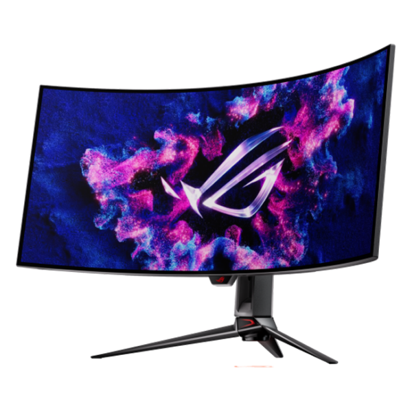 ASUS - 39" ROG Swift OLED PG39WCDM Curved Gaming Monitor, 240 Hz, 0.03 ms, UWQHD (3440x1440),  G-SYNC, ROG Smart KVM, Type-C, Black