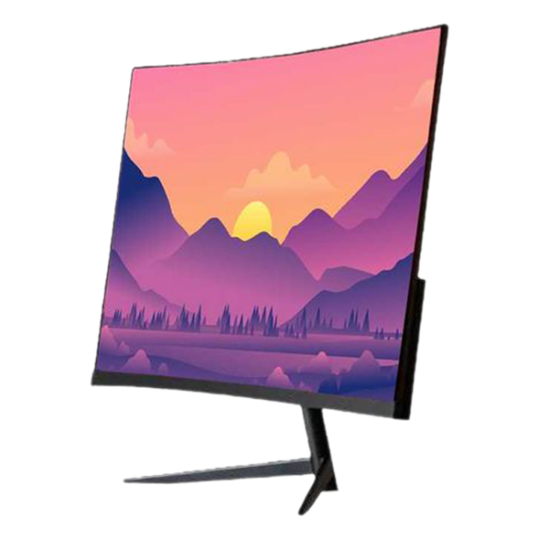 EVEREL 27EG200 27" Curved  monitor (1*HDMI+DP+Audio out +DC+RGBlight) VA Panel 200hz R1800 RGB HAS stand