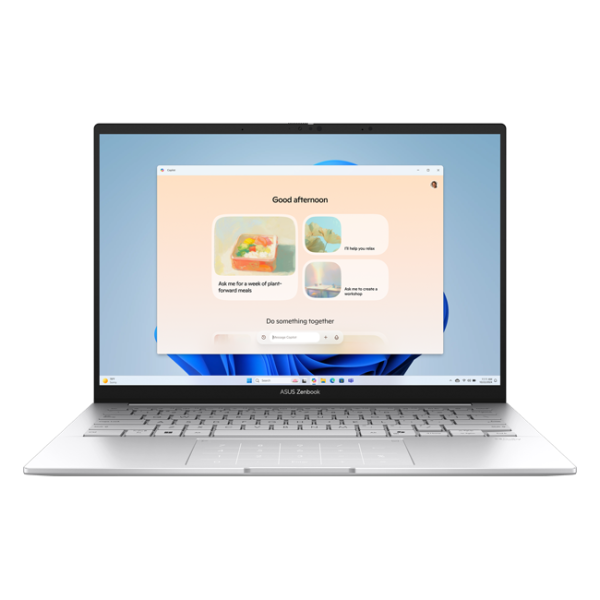 Asus Zenbook<br> <span style="color: #ff0000;"> Intel Ultra 9-285H| DDR5 16GB| SSD 1TB| 14" OLED| Intel UHD Graphics| Free Dos| Silver