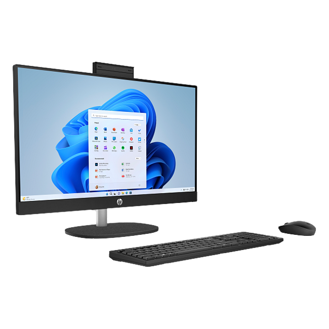 HP 24-cr0049l (9Y8) Intel Core i5-1335U| DDR4 8GB| SSD 512GB| 23,8 FHD| Intel Iris Xe Graphics| No DVD| key + mouse| NoOS| RU| Black