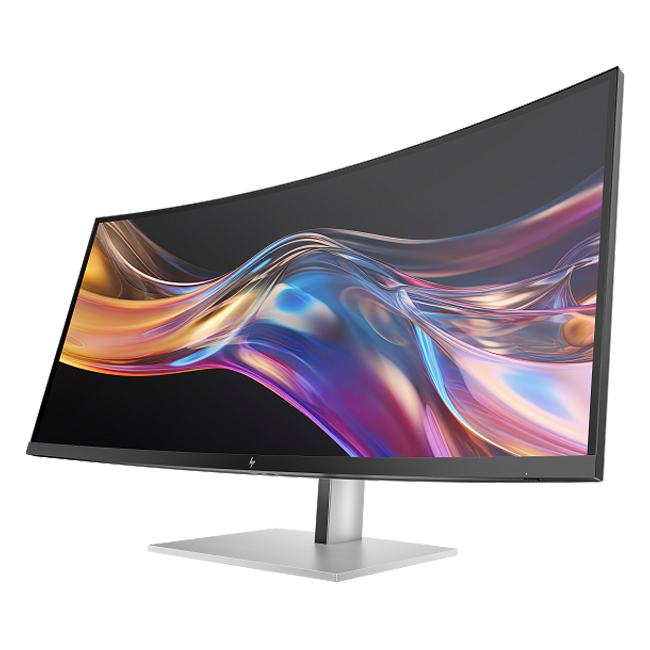 HP - 37.5" 7 Pro 738PU Monitor, IPS, 5mc, WQHD+ (3840 x 1600 ), HDMI+DP+Type-C,USB,Audio, Black-Silver