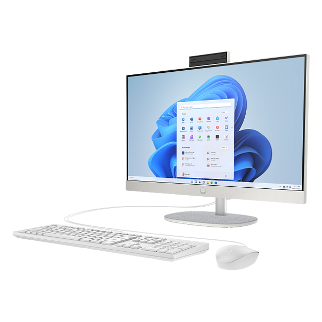 HP 24-cr0004ny (4H5) Intel Core i3-1315U| DDR4 8GB| SSD 256GB| 23,8 FHD| Intel UHD Graphics| No DVD| key + mouse| NoOS| RU| White