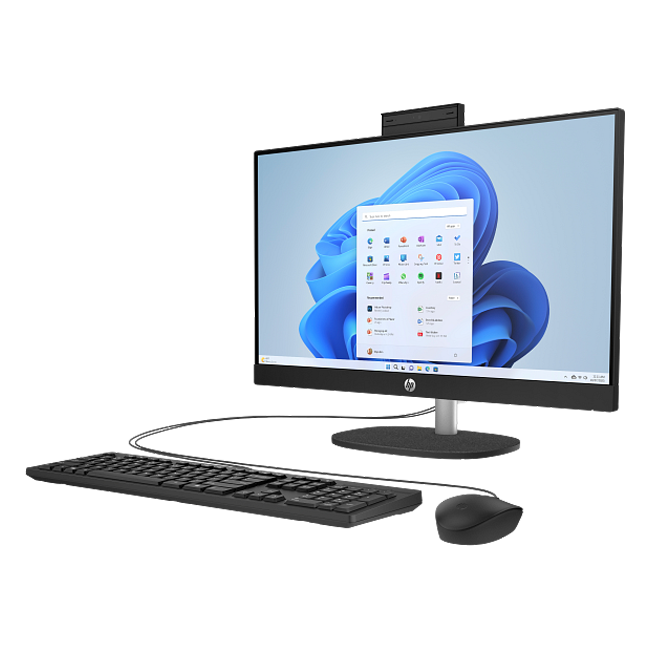 HP 24-cr0396nh (9HW)| Intel Core i5-120U| DDR4 8GB| SSD 512GB| 23,8 FHD| Intel UHD Graphics| key + mouse| NoOS| RU| Black
