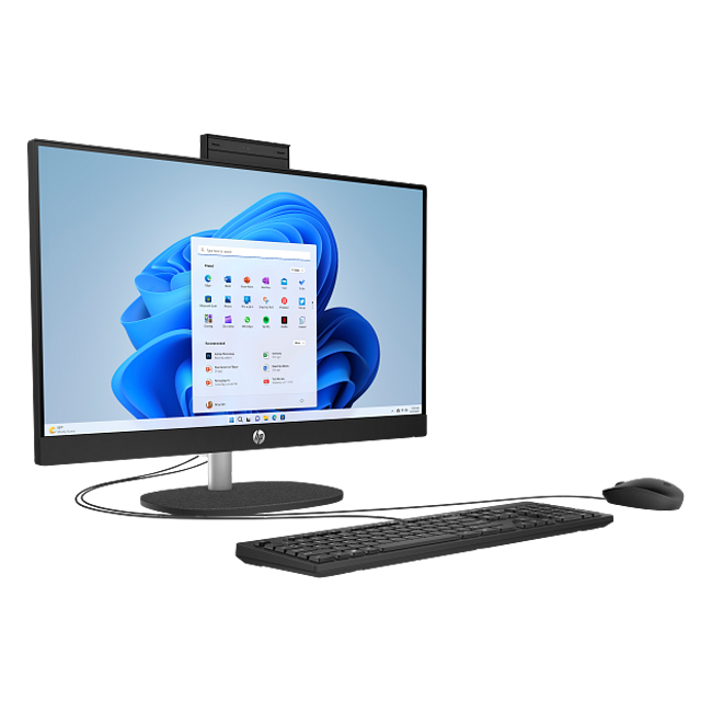 HP 24-cr0396nh (9HW)| Intel Core i5-120U| DDR4 8GB| SSD 512GB| 23,8 FHD| Intel UHD Graphics| key + mouse| NoOS| RU| Black